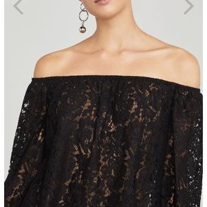 NWT Lace strapless top